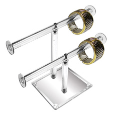 Double bar necklace and bracelet displayer