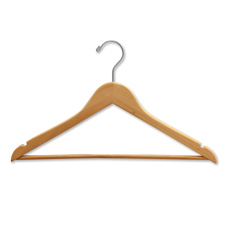 17" Flat suit hanger