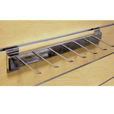 Belt/Tie display chrome finish