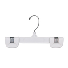 10" white clip-on hanger