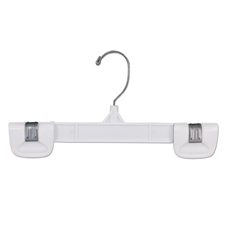 12" white clip-on hanger