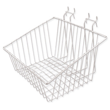Wire basket white finish