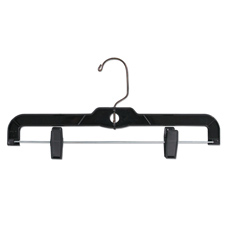 14" black hanger with black hook