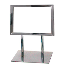 Mitered corner counter top sign holder (5 1/2" x 7")