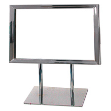 Mitered corner counter top sign holder (7" X 11")