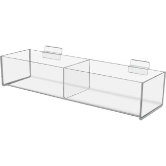 Two Compartment Slatwall Bin (CD2)