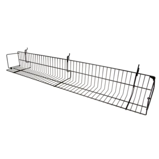 Black all purpose video shelf