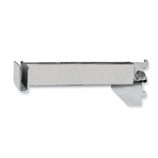 12" Hangrail bracket satin chrome finish
