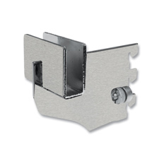 3" Hangrail bracket satin chrome finish
