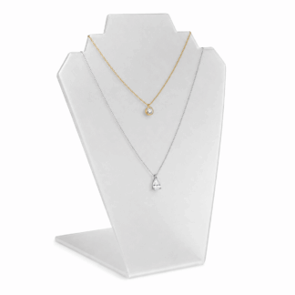 Clear Frosted Necklace Display (1601)