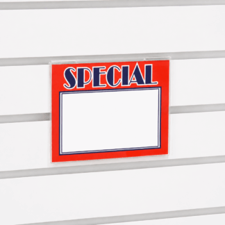 Slatwall Sign Holder