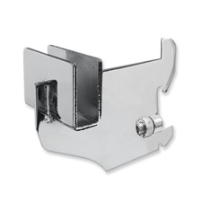 3" Hangrail bracket chrome finish