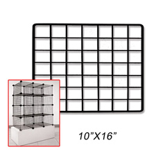 Black (10" X 16") mini grids pane