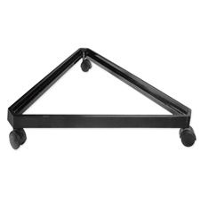 Triangular grid base black finish