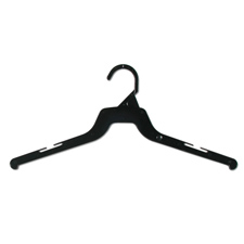 16" White top plastic hanger