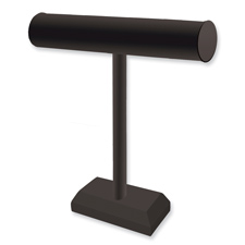 Black velvet "T" bar necklace displayer