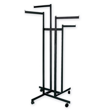 4-Way rack with straight blade arms