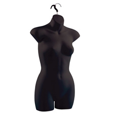 Ladies torso form in black