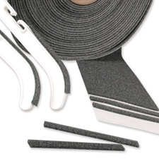Adhesive foam pad strips
