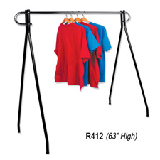 63" black beauty rack