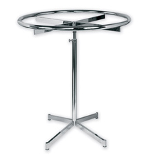 36" Round revolving rack