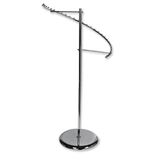 Chrome spiral rack