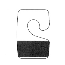 Plastic hang tabs