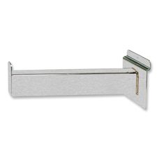 12" Rectangular tubing faceout Satin chrome finish