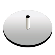 Pio. Round Base/Top 6"D