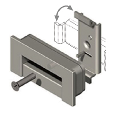 Metal slat Fixture