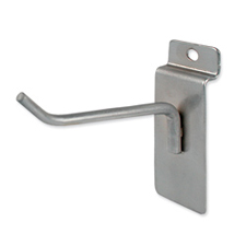 4" Long hook Satin chrome finish