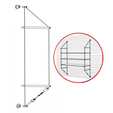 7 High wall to wall KIT for cable system