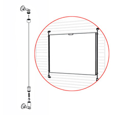 6 High wall to wall KIT for cable system