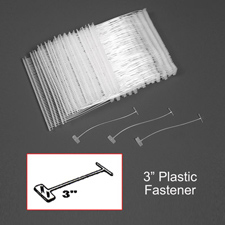 3" Plastic fastener