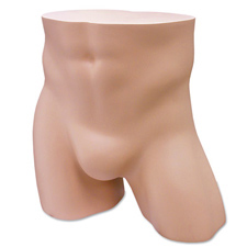 Male full round butt form in flesh-tone