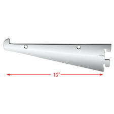 10" Tap-in shelf bracket for 1/2" standard
