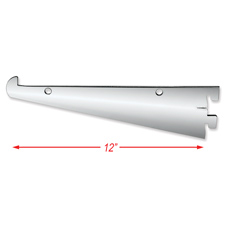 Tap-in 12" shelf bracket for 1/2" standard