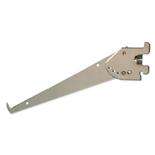 12" Adjustable shelf bracket chrome finish