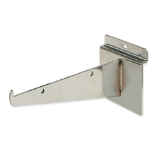 8" Long shelf bracket chrome finish
