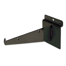 8" Long shelf bracket black finish