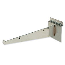 12" Long shelf bracket chrome finish