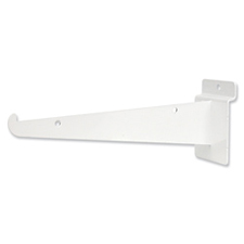 12" Long shelf bracket white finish