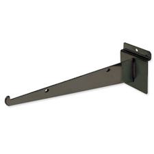 14" Long shelf bracket black finish