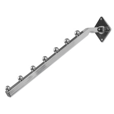 Wall mount 7 ball waterfall chrome finish
