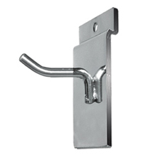 1" Long hook chrome finish