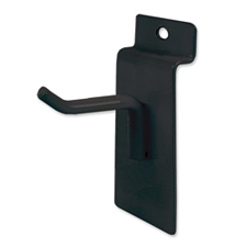 1" Long hook black finish