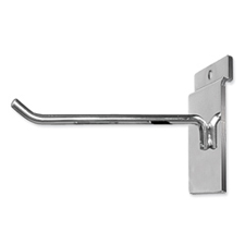 4" Long hook chrome finish
