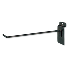12" Long hook black finish