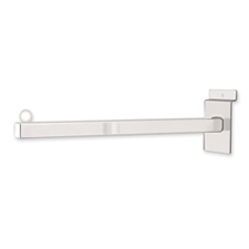 12" Square tubing faceout white finish