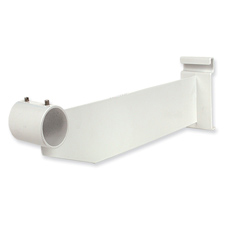 12" Hangrail bracket white finish